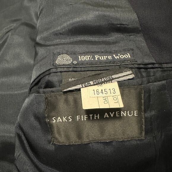 Vintage Burberry navy two button blazer size 40R - Picture 7 of 12